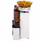  Spremiagrumi elettrico per arance - con alimentazione automatica della frutta e rubinetto di scarico - argento