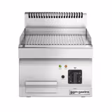 Plancha électrique - plaque acier - 4,5 kW - Rainurée - Surface de cuisson : 395x500mm