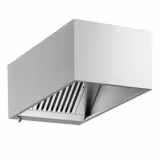 Commercial Wall-Mounted Extractor Hood – 800mm – with Baffle Filters & Lighting