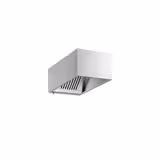 Commercial Wall-Mounted Extractor Hood – 800mm – with Baffle Filters & Lighting