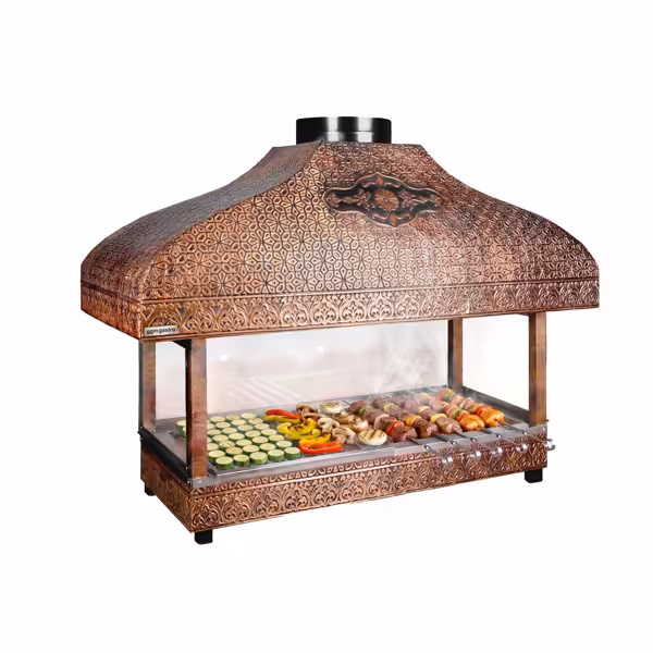 Copper Charcoal Grill - 1000mm