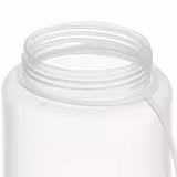 (6 pz) Flacone dosatore Bottiglia Squeeze - 1020ml - Ø 80mm - con tappo a vite & tappo di chiusura - Trasparente