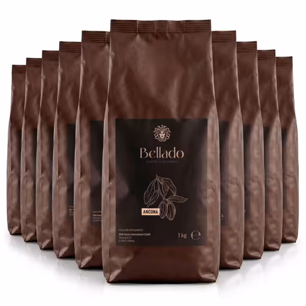 BELLADO | Cacaopoeder "Ancona" - 14,5% - (10 stuks) 1 kg