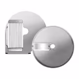 (2 szt.) Tarcza do frytek - frytki 8x6mm - Ø205mm - stal nierdzewna - w zestawie Tarcza SSH8 i Pommesscheibe PSH6 - kompatybilny z Szatkownica do warzyw GEH & GEH5