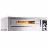 Elektrische pizzaoven Compact - (chamottebodem) - 6x Ø33cm - 400V - Analoog