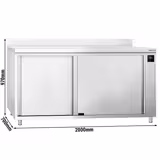 PREMIUM fűtőszekrény - 2000x700mm - hátfal és tolóajtókkal - Digitális