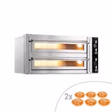 Four à pizza électrique – (pleine chamotte) – 6+6 × 30 cm – Manuel