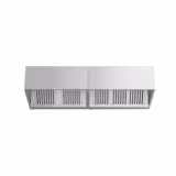 Commercial Wall-Mounted Extractor Hood - 2600mm - with Baffle Filters & Lighting