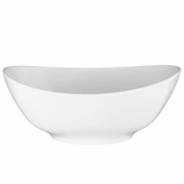 (2 pcs) SELTMANN WEIDEN | Oval Porcelain Bowl – Meran Steak & More – 210×180 mm – White