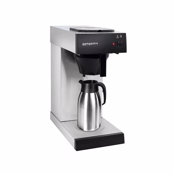 Commercial Filter Coffee Machine - Plumbed-in – Hot Water – Insulated Carafe – Warming Plate