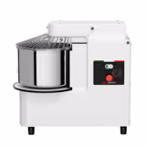 Ipari spirálkaros dagasztógép - 33 l / 25 kg - 1 sebességes - kivehető üst és felhajtható fej - időzítővel - 400 V