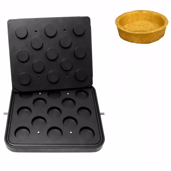Platen voor tartelettemachine TMPIC - vorm: 13x rond - Ø 60 mm