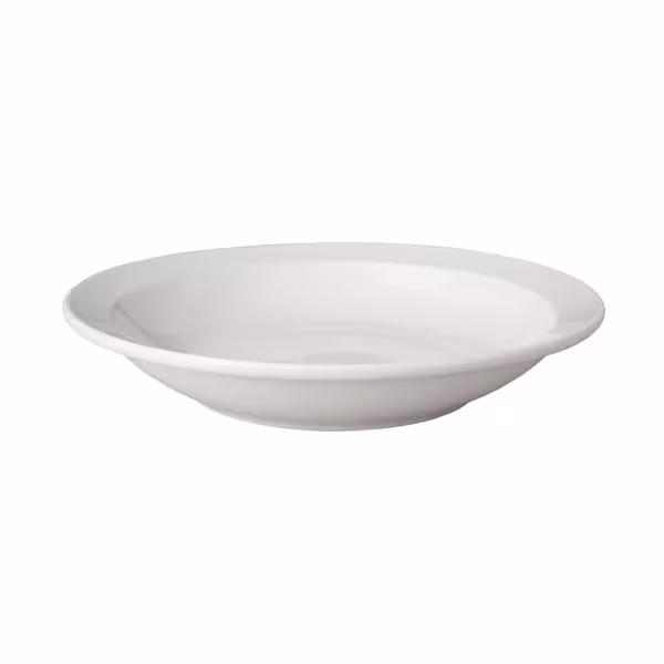 (6 pcs) BUDGETLINE | Deep Plate - Porcelain - Ø215mm - White