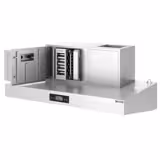 Cappa aspirante/filtrante professionale - con motore - 2000mm - 98% efficienza di aspirazione - con comandi touch (Smart Touch) - faretti LED - 2000 m³/h