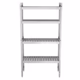 Scaffale in alluminio anodizzato - 889x1800mm - Profondità: 460mm - Portata: 600 kg