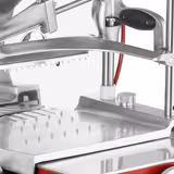 Feliator cu volant rustic (Volano) - Lamă: Ø 350 mm - roșu - incl. cadru inferior