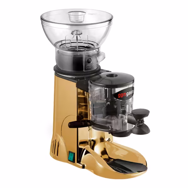 Kaffeemühle - 1kg - 77dB - Mit Dosierer - Gold