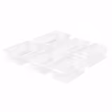 (6 pcs) Polypropylene Container - GN 1/2 - Translucent - 11.7 L - Height: 200 mm