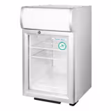 GASTRO-COOL | Minibar koelkast - 430mm - 62 liter - 1 glazen deur - Zilver