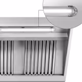 Hotte murale – 2800 mm – avec filtre et éclairage