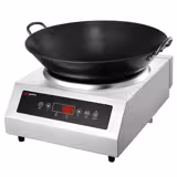 Inductiewok - 3,5 kW - 1 kookzone - Ø460mm - incl. wok