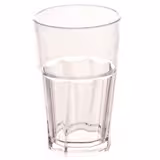 (50 pcs) Polycarbonate Drinking Glass - Clear - 250 ml