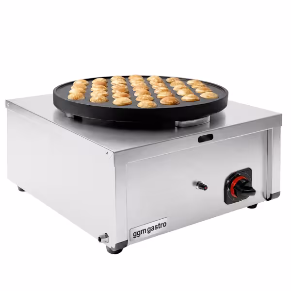 Gas Crêpes-Gerät - Form: Poffertjes - für 37 Stück