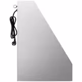 Commercial Wall-Mounted Extraction Canopy - 800mm - with Baffle Filters & LED Lighting