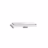 Ripiano intermedio - Acciaio inox - 600x563mm - compatibile con Tavolo da lavoro in acciaio inox ATK66 & ATK66A