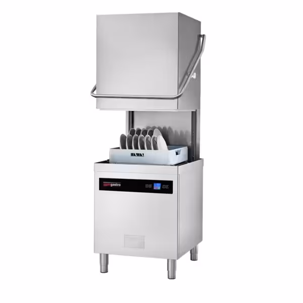 Passthrough Dishwasher 9,66 kW - with drain pump - with detergent pump