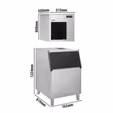 Commercial Flake Ice Machine - Modular - 220kg/24h - incl. Ice Storage Bin