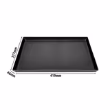 Pizzablech - Blaublech - rechteckig - 400x300x30mm