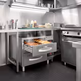 Värmeskåp - 4 kW - GN 1/1 - 2 draglådor - 824x578x680 mm