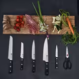 ZWILLING | GOURMET SharpBlock - Bloc de couteaux auto-aiguisant - 7 pièces - Noir        