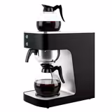 Commercial Filter Coffee Machine - 1.8L - 2.0 kW - with manual fill & 2 hot plates - incl. 2 glass jugs