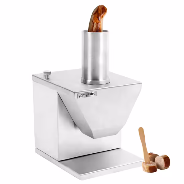 Krajalnica do kiełbasek Curry - 188x225mm - 2 noże - 135W - grubość plastra: 5-35mm