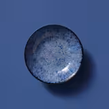 (4 pcs) Bowl - Lester - Stoneware - round - Ø 210mm - Blue