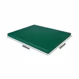 Πλάκα κοπής πολυαιθυλενίου HDPE 500 - 30x50 cm - Πάχος: 2 cm - HACCP - Πράσινο