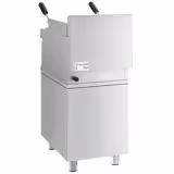 Barbacoa de gas de piedra volcánica - Parrilla vasca - De pie - 600 fondo - Rejilla tipo V - con mueble inferior 1 puertas - 5,5kW