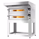 Eléctrico Horno de pizza - 9 + 9x33 cm - incluye campana y base inferior incluidos