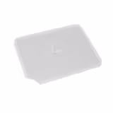 Coperchio GN 1/4 in policarbonato - con spacco mestolo - 265x162mm - Trasparente