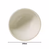 (24 stuks) Schaal / soepbord - Porselein - rond - Ø240mm - stapelbaar - Crème