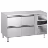 Masă frigorifică ECO - 1360x700 mm - 282 L - cu 4 sertare