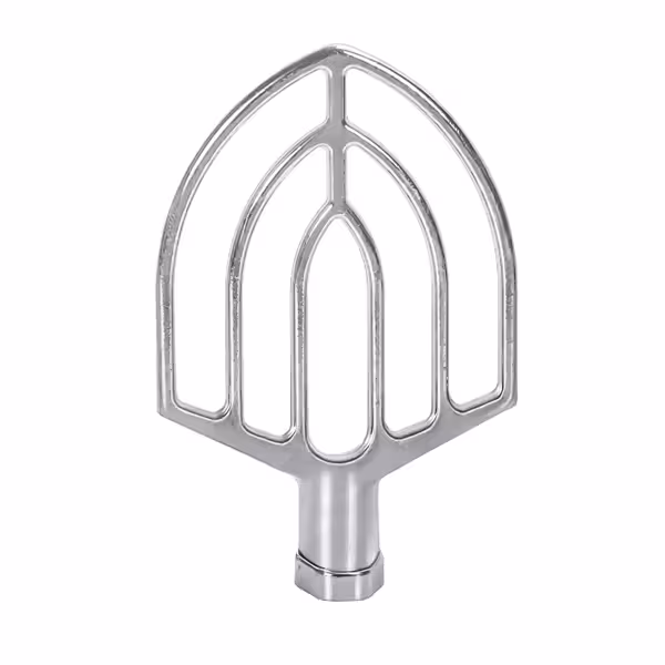 Lapos keverő a keverőgéphez PRMF12-H - bolygókeverőhöz - nemesacél AISI 304 - 186x186 mm - magasság: 257 mm - mosogatógépben mosható