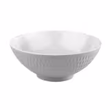 (6 stuks) kom - ASIA PLUS - Melamine - 1,1l - vierkant - 200x200mm - Diepte: 80mm - Wit, grijs