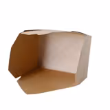 (300 db) Újrahasználható elviteles doboz - 1200 ml - szögletes - barna