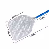 Lopată de pizza, din aluminiu - 36 x 36 cm - perforată
