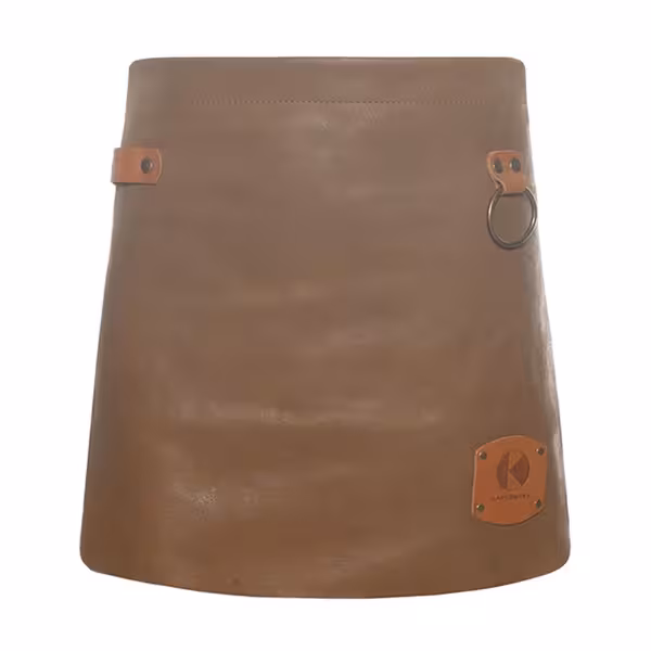 KARLOWSKY | Leather Waist Apron – Toffee - 590×400 mm