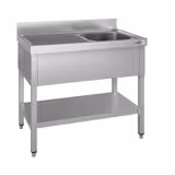 Evier ECO - 1200x600mm - avec fond & 1 cuve à droite