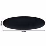 (2 pcs) SELTMANN WEIDEN | Serving Platter – Rectangular Coupe – Porcelain – 330×180 mm – Black
